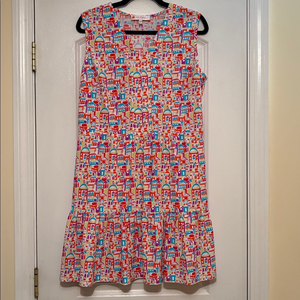 Jude Connally Multicolor Geometric Print Dress